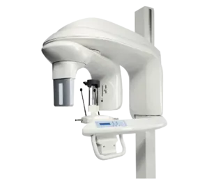 Cone Beam Computed Tomography (CBCT) scanner at Hansen Orthodontics, showcasing advanced imaging technology for precise dental assessments and treatment planning.